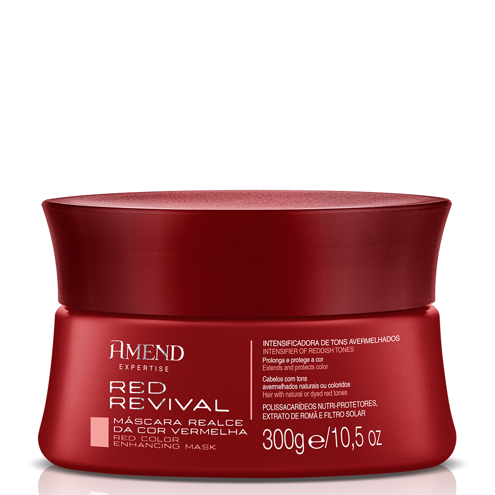 Máscara Realce da Cor Vermelha Amend Expertise Red Revival 300g